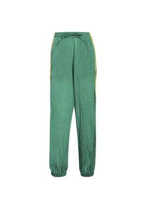adidas Santiago drawstring side-stripe track pants - Green