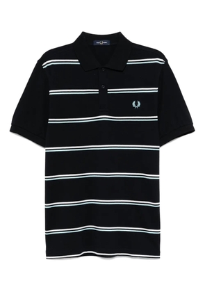 Fred Perry logo-embroidered polo shirt - Blue