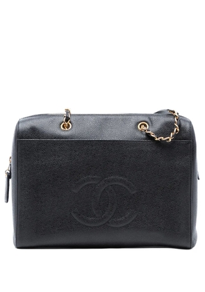 CHANEL Pre-Owned 1997-1999 CC Caviar shoulder bag - Black
