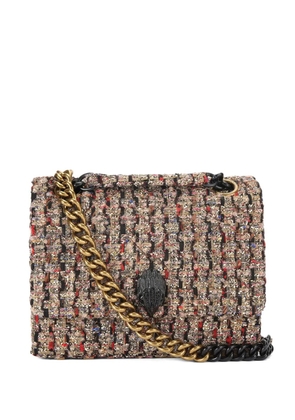 Kurt Geiger London tweed-texture shoulder bag - Pink