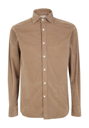 Tintoria Mattei corduroy shirt - Neutrals
