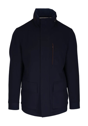 Paul & Shark high-neck cashmere coat - Blue
