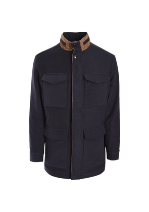 Luciano Barbera single-breasted coat - Grey