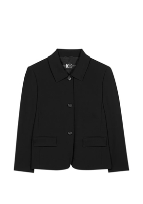 Luisa Cerano button techno blazer - Black