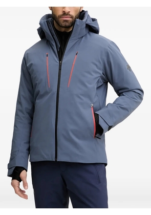 DESCENTE hooded zip-fastening ski jacket - Grey