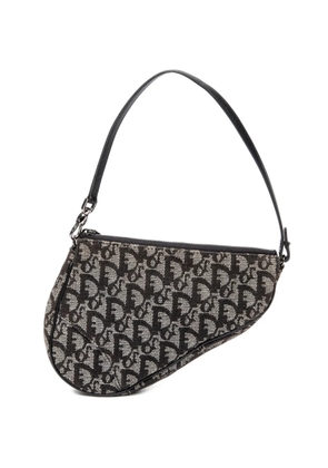 Christian Dior Pre-Owned mini Saddle patterned shoulder bag - Black