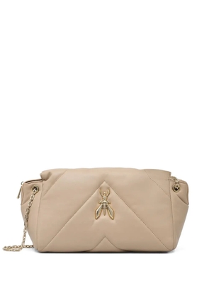 Patrizia Pepe logo plaque cross body bag - Neutrals
