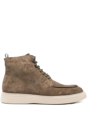 Officine Creative Frame 002 suede ankle boots - Brown
