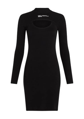Karl Lagerfeld Jeans cut-out mini dress - Black