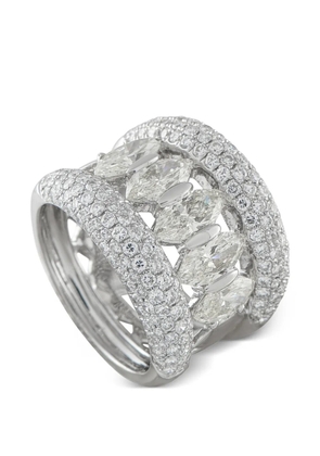 LB Exclusive diamond band ring - Silver