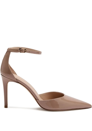 Stuart Weitzman 85mm Power Strap heeled pumps - Neutrals