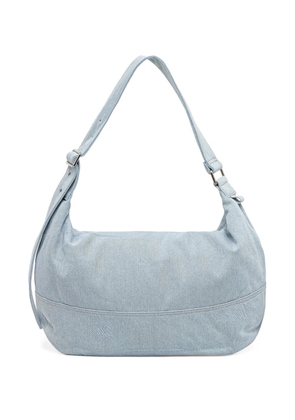 SAMSOE SAMSOE Safreja buckle-fastening denim shoulder bag - Blue