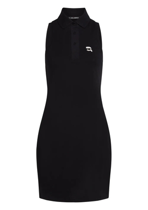 Karl Lagerfeld Ikon-appliqué dress - Black