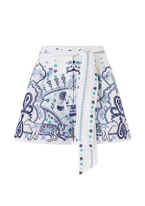 Camilla printed short - White