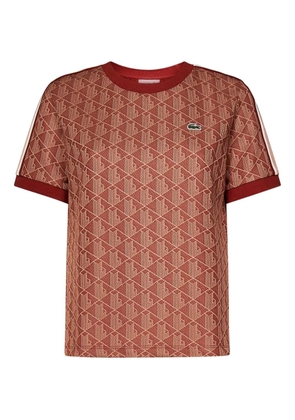 Lacoste monogram t-shirt - Orange