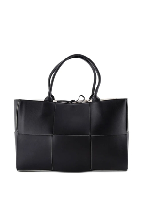 Bottega Veneta Pre-Owned Arco Maxi Intrecciato Leather Medium tote bag - Black