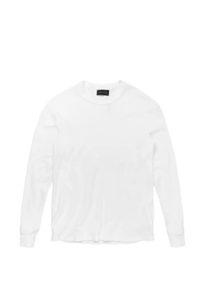 Les Tien thermal long sleeve T-shirt - White