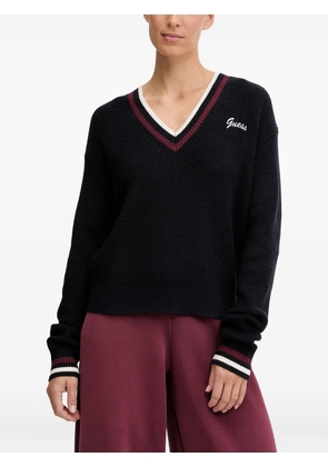 GUESS USA V-neck sweater - Black