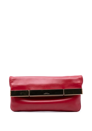 Saint Laurent Pre-Owned 2000-2012 Smooth Calfskin Courtney Flap clutch bag - Red