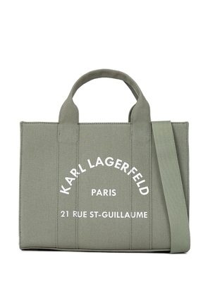 Karl Lagerfeld medium Rue St-Guillaume tote bag - Green