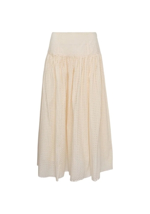 Ulla Johnson Nalla A-line midi skirt - Neutrals