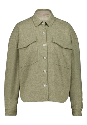 120% Lino pocket button jacket - Green