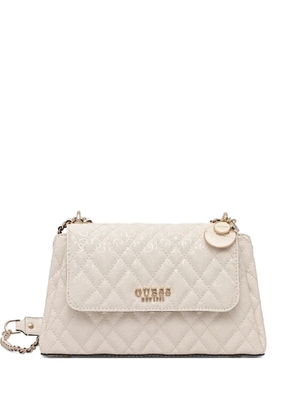 GUESS USA Isemay quilted chain satchel - Neutrals