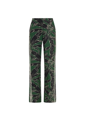The Upside Tamara Juliet floral-print trousers - Green