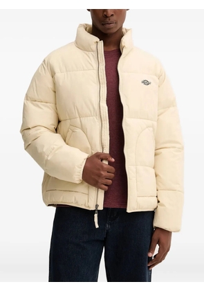 DICKIES Summerdale logo-detail quilted jacket - Neutrals