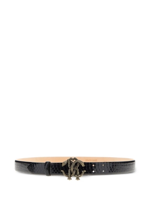 Roberto Cavalli logo belt - Black