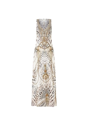 Camilla Lady Lionheart sleeveless maxi dress - Neutrals