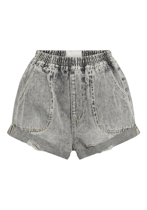 One Teaspoon Hunters elasticated denim shorts - Grey