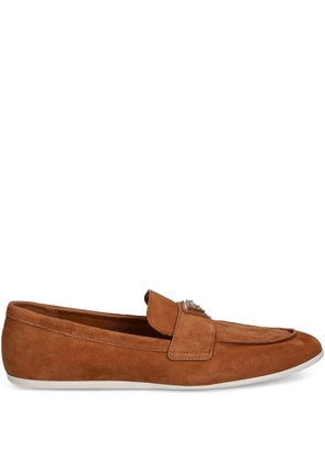 GUESS USA Buckle Loafers - Brown