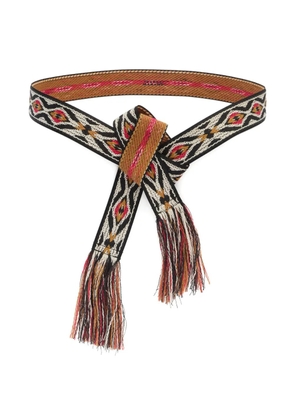 ISABEL MARANT Etki tassel-detail belt - Black