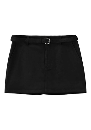 b+ab belted side-pocket mini skirt - Black