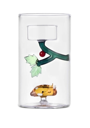 Ichendorf Milano glass animal-branch candleholder - White