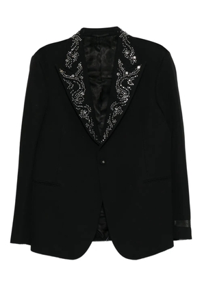 Versace Grain De Poudre evening blazer - Black