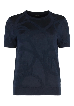 Lauren Ralph Lauren round-neck short-sleeve T-shirt - Blue