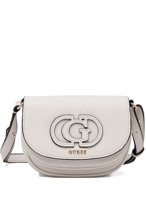 GUESS USA logo-applique cross body bag - White