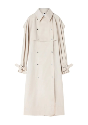 Lanvin double-breasted belted coat - Neutrals