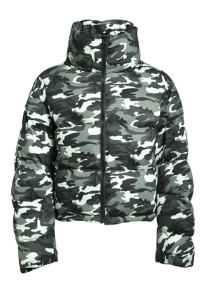 BREATH camouflage puffer jacket - Grey