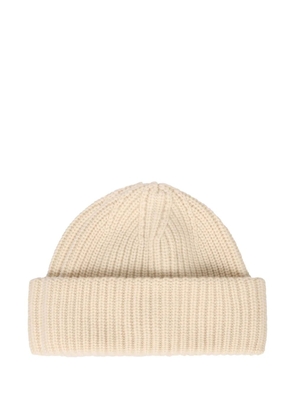 slowear ribbed beanie - Neutrals