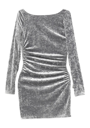 Patrizia Pepe ruched mini dress - Grey