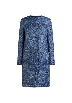 ETRO reversible quilted coat - Blue