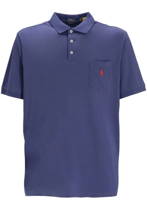 Polo Ralph Lauren logo-embroidered cotton polo shirt - Blue