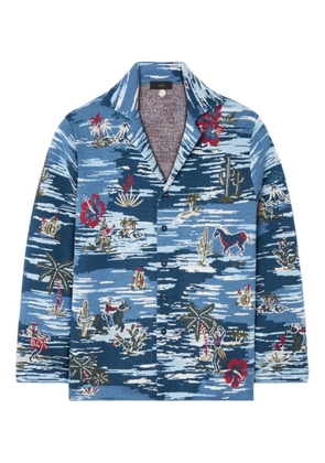 Alanui Tex-Hawaii Roundtrip shirt - 4844-Midnight-Multicolor