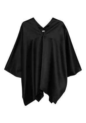 The Row V-neck asymmetric top - Black