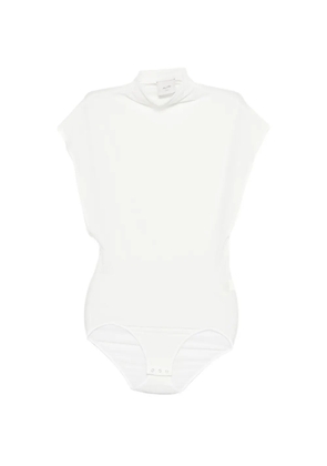 Alysi mock-neck bodysuit - White