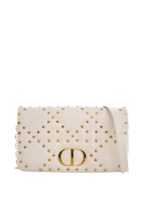 Christian Dior Pre-Owned 2022 Mini Lambskin Macrocannage Lucky Star Studded Caro crossbody bag - Gold