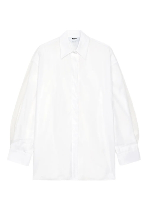 MSGM balloon-sleeve shirt - White